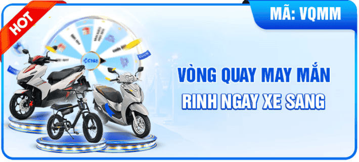 vòng quay may mắn rinh xe sang